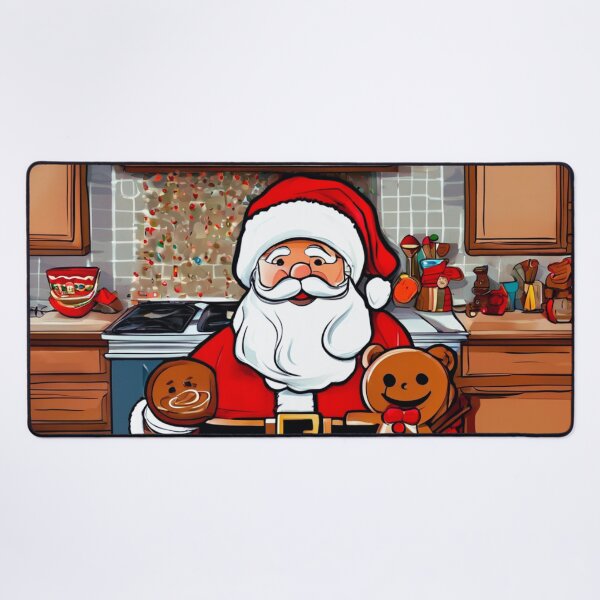 Item preview, Santa and the Gingerbread Men. designed and sold by Zofia Sosnecka.