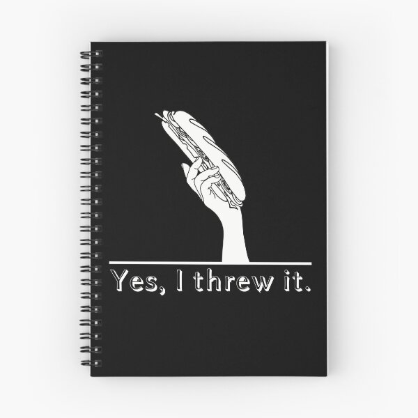 Item preview, “Yes, I threw it” protest sandwich designed and sold by BitsNPix.