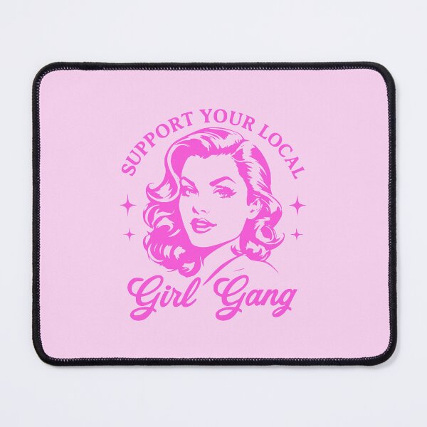 Item preview, Support Your Local Girl Gang – Retro Pin-Up Woman Illustration | Feminist Empowerment Art designed and sold by TheArtisticPres.