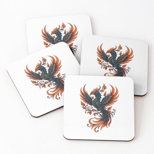 Item preview, Majestic Phoenix Rebirth – Fiery Mythical Bird Artwork designed and sold by ustylelab.