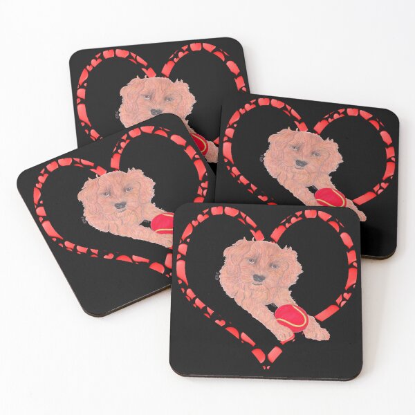 Item preview, POODLE HEART designed and sold by BeritValk.