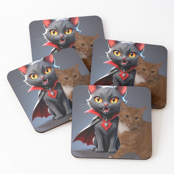 Item preview, Dracula-Cat: Graphic Familiar designed and sold by The Upsy & Rascals Co..
