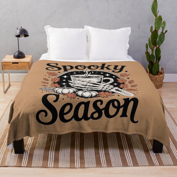 Item preview, Spooky Season Coffee – Retro Halloween Vibes designed and sold by SoftStyleStudio ⭐⭐⭐.