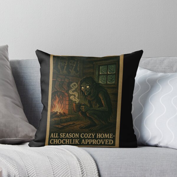 Item preview, Slavic House Spirit Art – Domovoi (Chochlik) by the Hearth, Witchy Cottage Decor designed and sold by JacobKAurumhead.