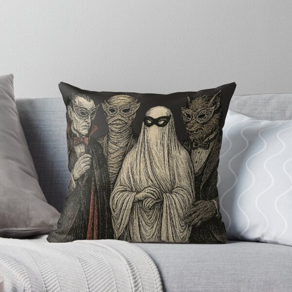 Item preview, Haunted Masquerade – Gothic Monsters’ Ball Illustration designed and sold by KrintoryTees.