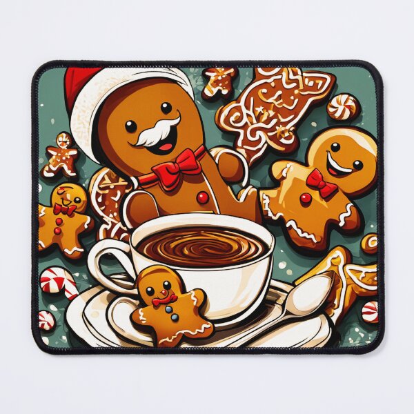 Item preview, Santa and the Gingerbread Men. designed and sold by Zofia Sosnecka.