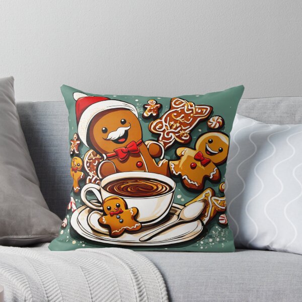 Item preview, Santa and the Gingerbread Men.  designed and sold by Zofia Sosnecka.