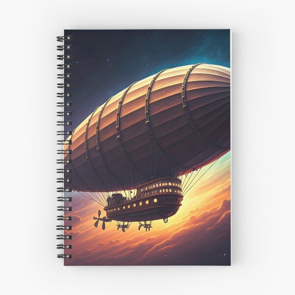 Item preview, Majestic Sky Traveler – The Timeless Zeppelin designed and sold by PawPrintedArt.