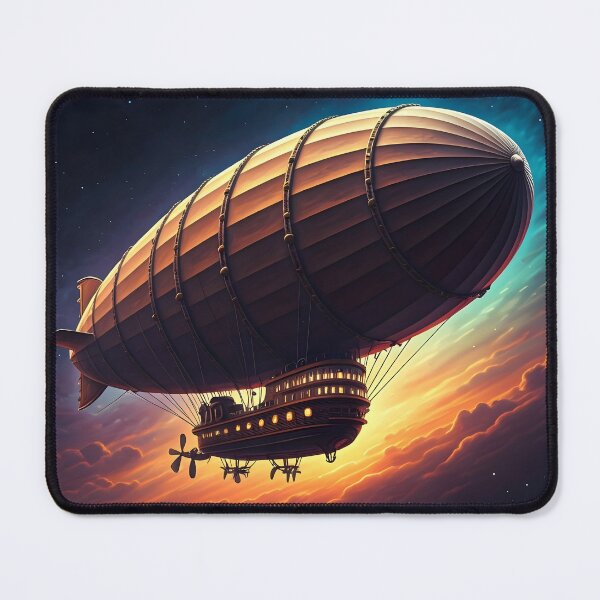 Item preview, Majestic Sky Traveler – The Timeless Zeppelin designed and sold by PawPrintedArt.