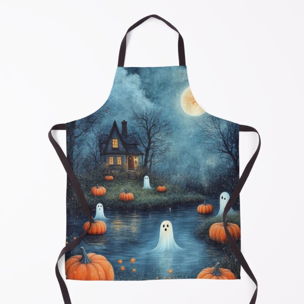 Item preview, Spooky autumn night & ghosts designed and sold by Dali RB.