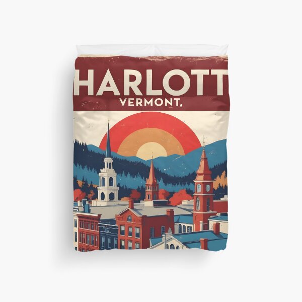 Item preview, Charlotte Vermont 1950s USA Vintage Travel Tourism 2 designed and sold by TravelersGems.