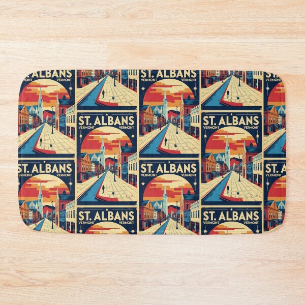 Item preview, St Albans Vermont 1950s USA Vintage Travel Tourism 2 designed and sold by TravelersGems.