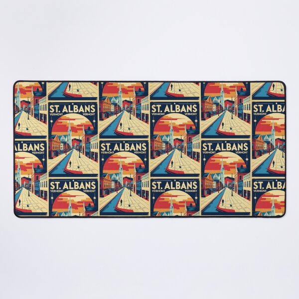 Item preview, St Albans Vermont 1950s USA Vintage Travel Tourism 2 designed and sold by TravelersGems.