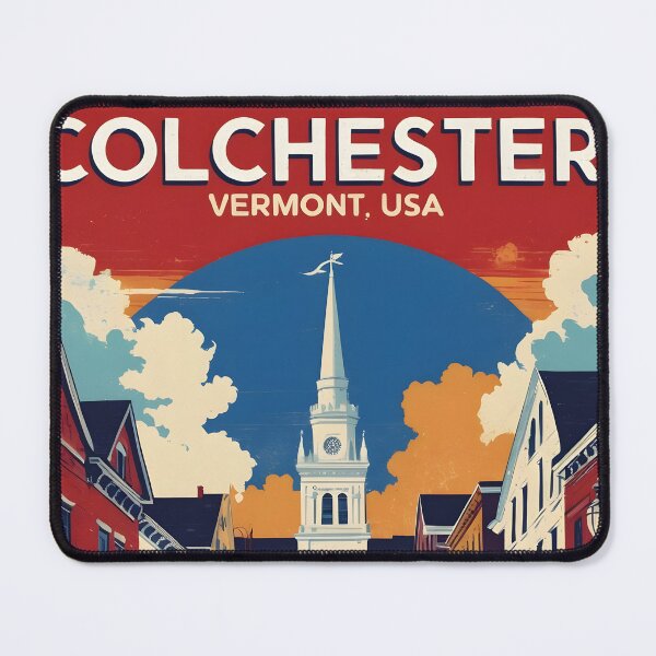Item preview, Colchester Vermont 1950s USA Vintage Travel Tourism 2 designed and sold by TravelersGems.