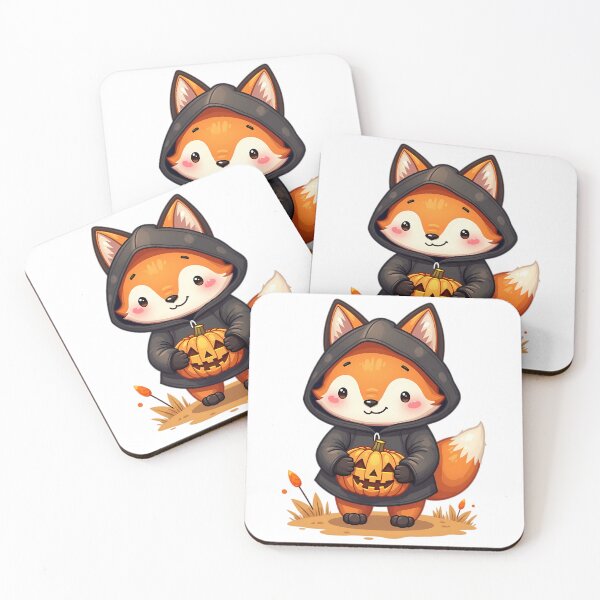 Item preview, Halloween Fox, Spooky Fox, Cute Woodland Animal, Kawaii Halloween Fox, Fox Lover Gift, Trick or Treat designed and sold by ArtDesignTp.