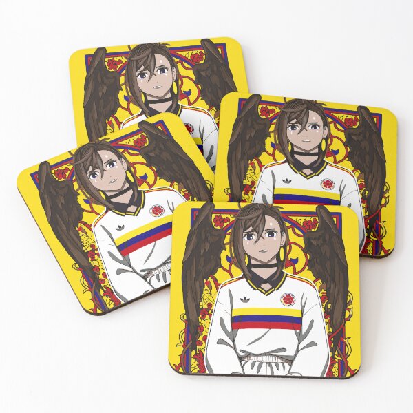 Item preview, Colombian anime angel with dark wings designed and sold by moosesclub.