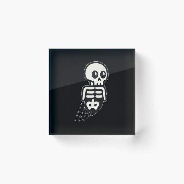 Item preview, Cute Skeleton Ghost – SPOOQY Bones designed and sold by SPOOQY studio.