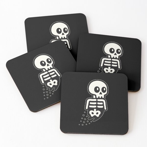 Item preview, Cute Skeleton Ghost – SPOOQY Bones designed and sold by SPOOQY studio.