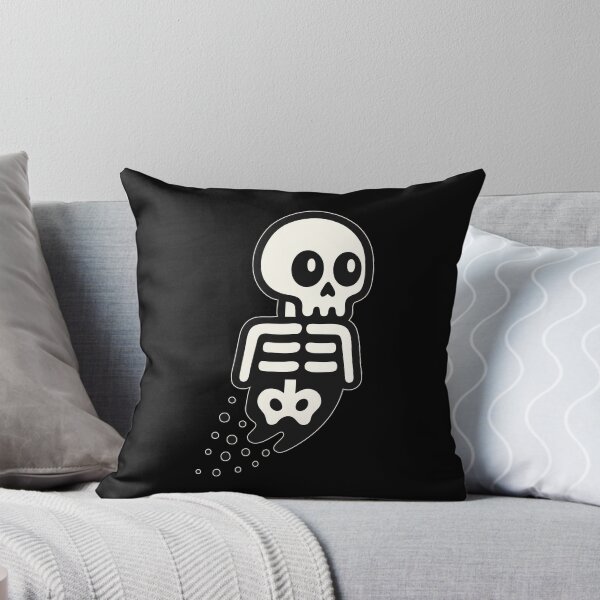 Aperçu de l'œuvre Squelette fantôme mignon – SPOOQY Bones créée et vendue par SPOOQY studio.