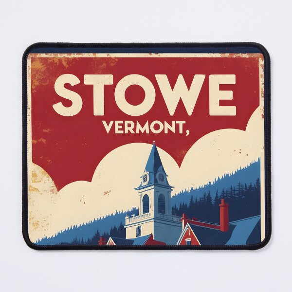 Item preview, Stowe Vermont 1950s USA Vintage Travel Tourism 2 designed and sold by TravelersGems.