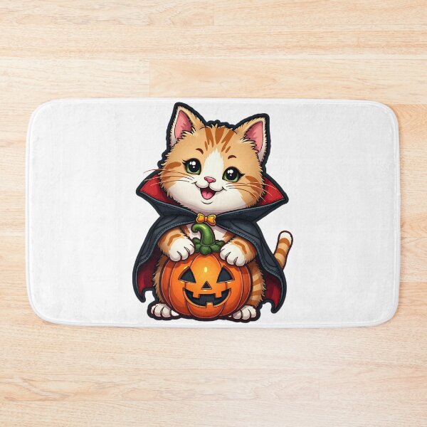 Item preview, Halloween Cat, Vampire Kitty, Black Cat, Cute Halloween Cat, Spooky Kitten, Kawaii Pet, Halloween Gift designed and sold by ArtDesignTp.