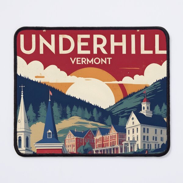 Item preview, Underhill Vermont 1950s USA Vintage Travel Tourism 2 designed and sold by TravelersGems.