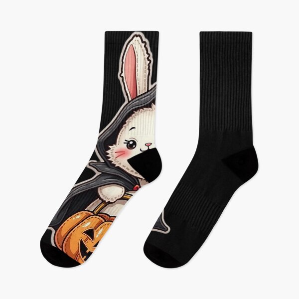 Item preview, Halloween Bunny, Vampire Rabbit, Cute Spooky Bunny, Kawaii Halloween Animal, Trick or Treat, Bunny Lovers Gift designed and sold by ArtDesignTp.