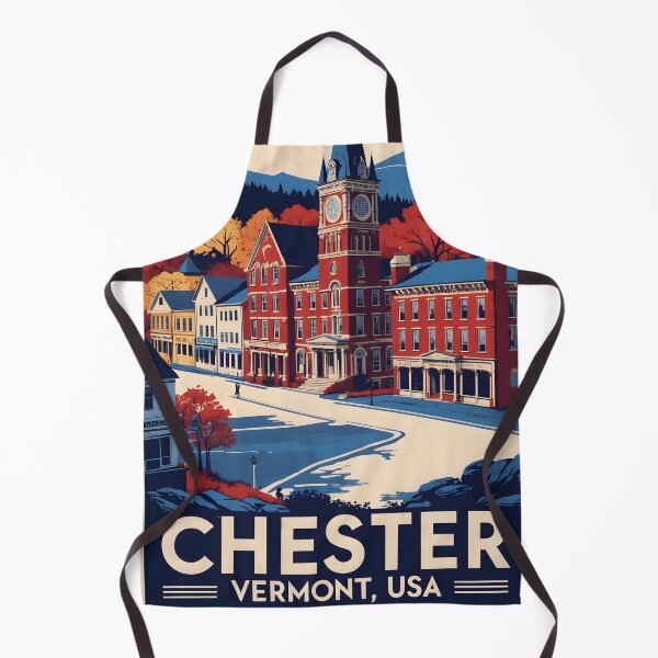 Item preview, Chester Vermont 1950s USA Vintage Travel Tourism designed and sold by TravelersGems.