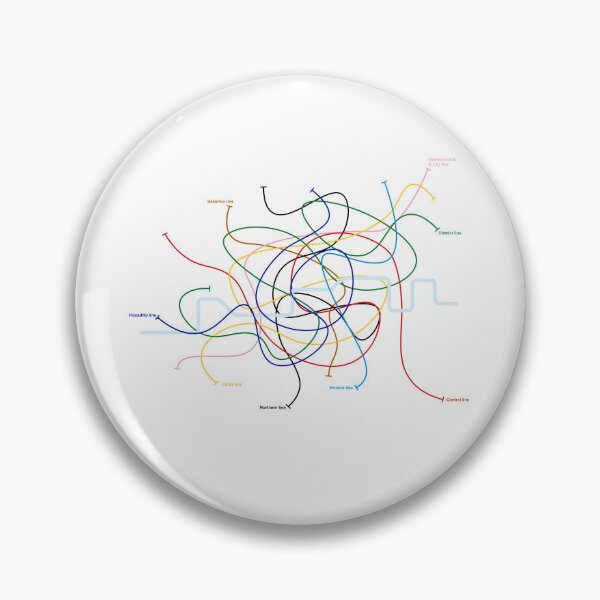 Item preview, London map tube designed and sold by oliver polanski.