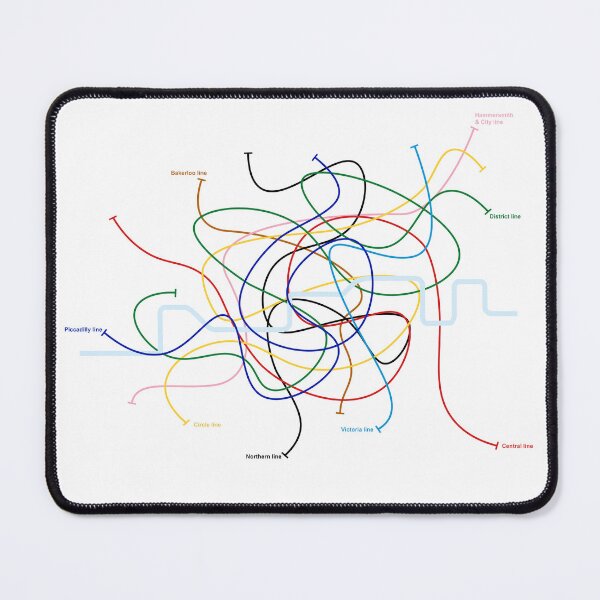 Item preview, London map tube designed and sold by oliver polanski.