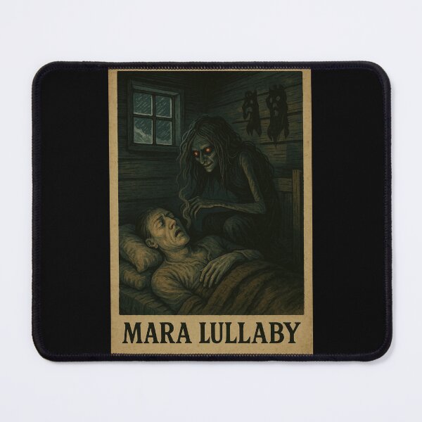 Item preview, Slavic Folklore Poster – Mara / Nightmare Demon, Dark Cottage Folk Horror designed and sold by JacobKAurumhead.