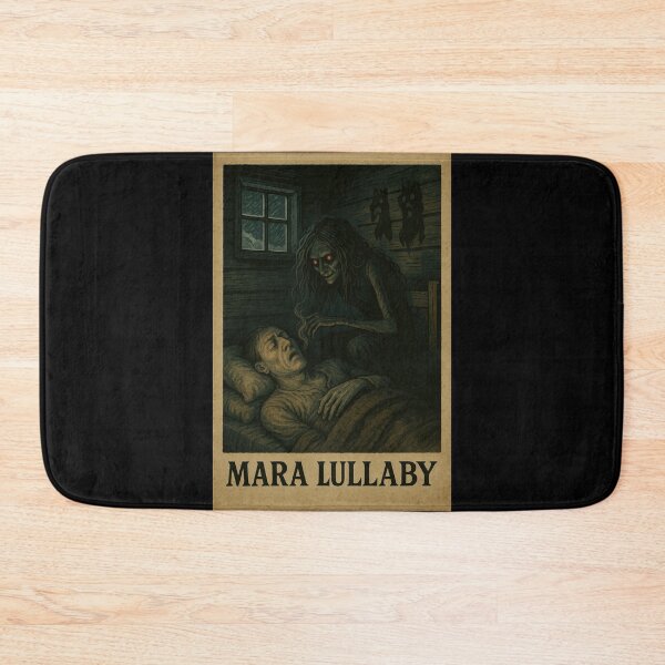 Item preview, Slavic Folklore Poster – Mara / Nightmare Demon, Dark Cottage Folk Horror designed and sold by JacobKAurumhead.
