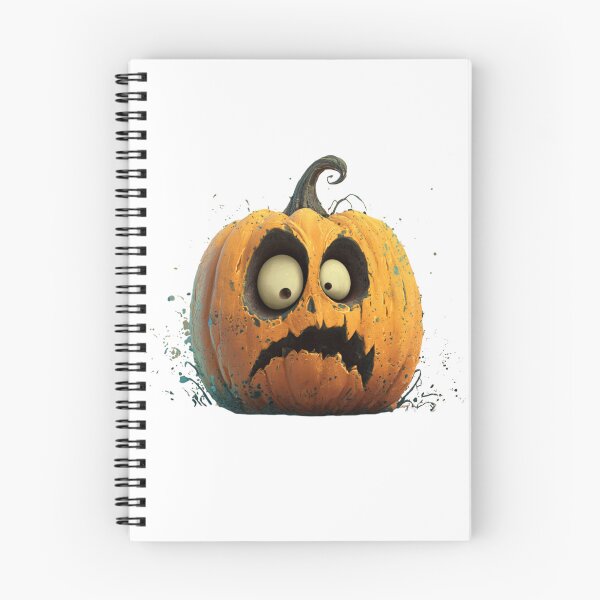 Item preview, Scared and Surprised Pumpkin Funny Spooky Halloween Design designed and sold by Inkspaced.