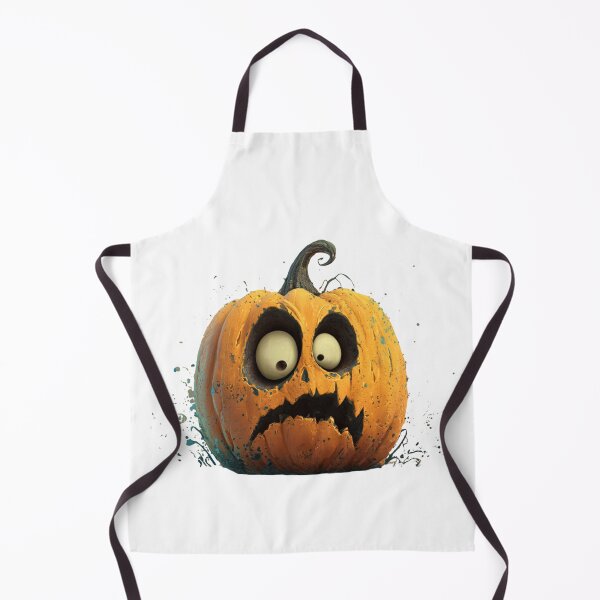 Item preview, Scared and Surprised Pumpkin Funny Spooky Halloween Design designed and sold by Inkspaced.