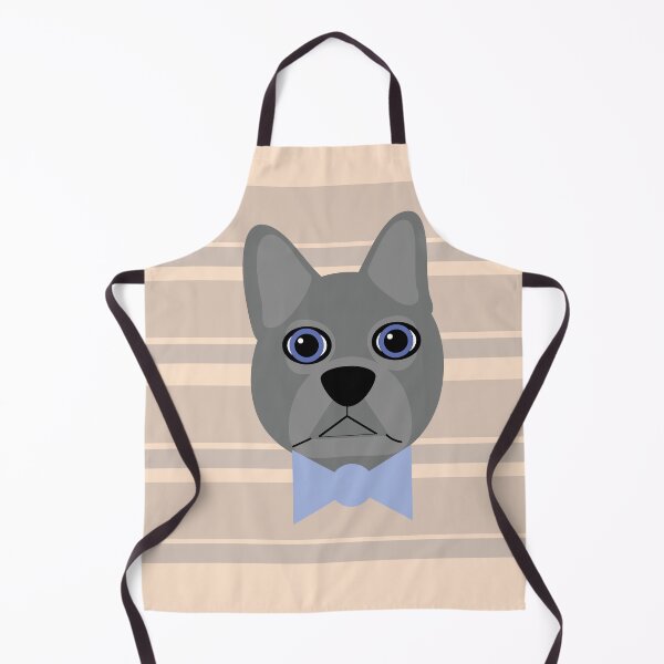 Item preview, Gray Frenchie Neutral Striped designed and sold by Mountain-Point.