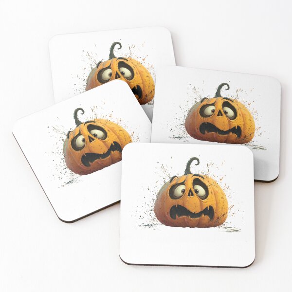 Item preview, Surprised Pumpkin Funny Spooky Halloween Design designed and sold by Inkspaced.