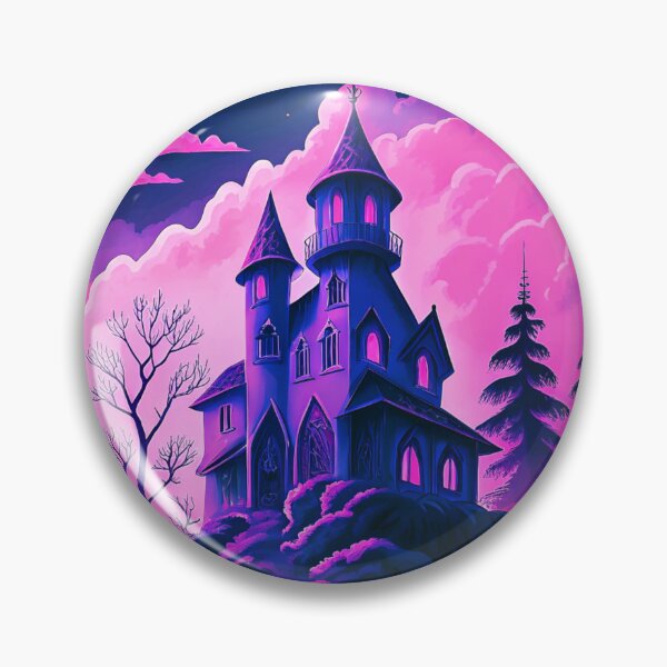 Item preview, Whimsigoth castle on a cliff designed and sold by IreneCanovi.