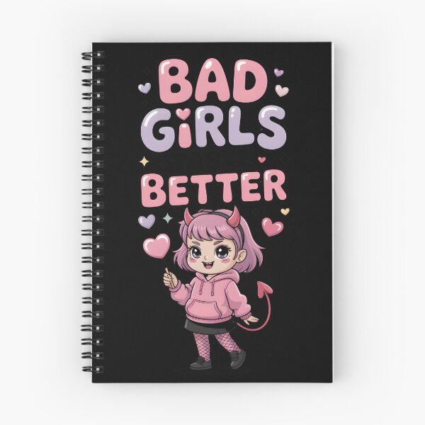 Item preview, Bad Girls Taste Better Cute Kawaii Devil Girl designed and sold by ArtFeverShop.