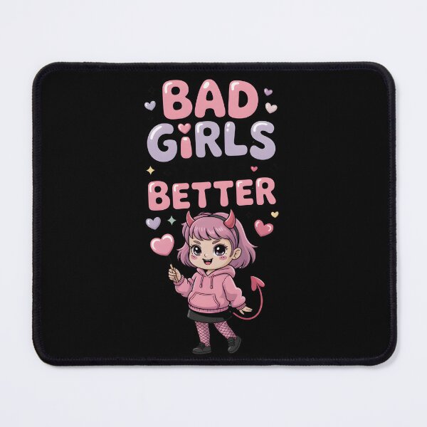 Item preview, Bad Girls Taste Better Cute Kawaii Devil Girl designed and sold by ArtFeverShop.