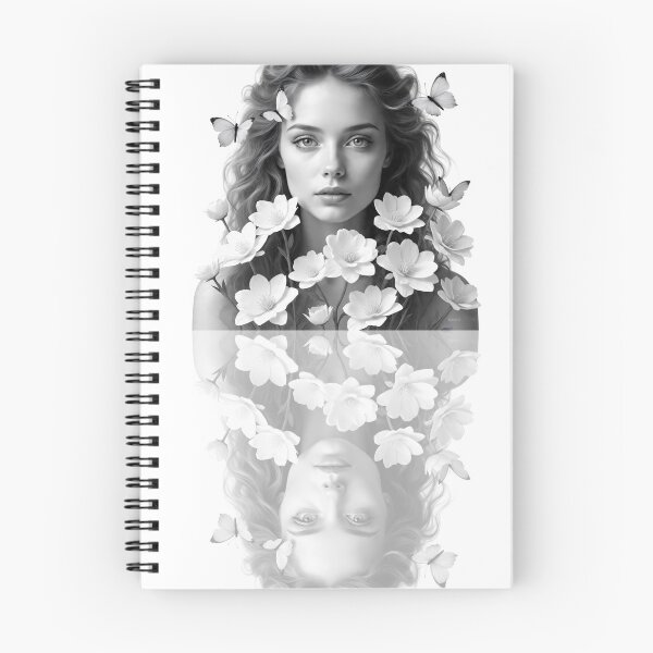 Item preview, monochrome portrait of a woman designed and sold by luizcruz.