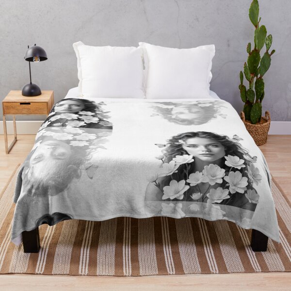 Item preview, monochrome portrait of a woman designed and sold by luizcruz.