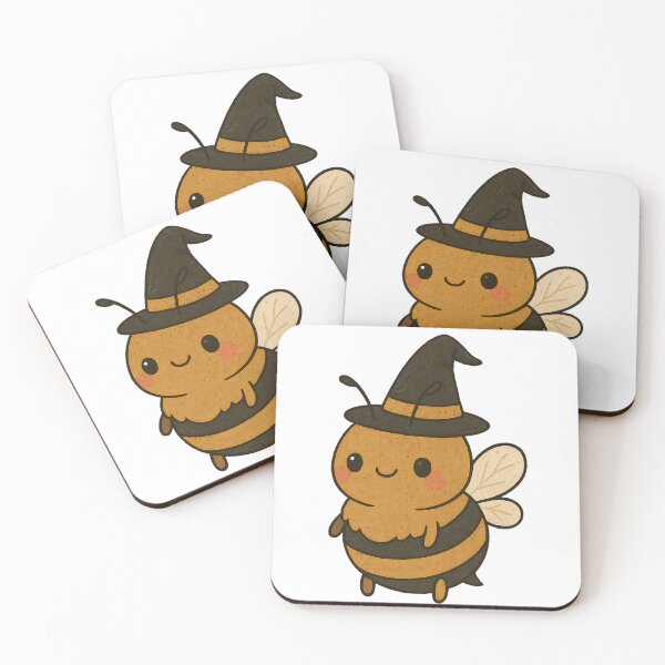 Item preview, Whimsical Baby Bee Witch – Cute Halloween Insect Illustration designed and sold by Zee's Whimsical Wonders.