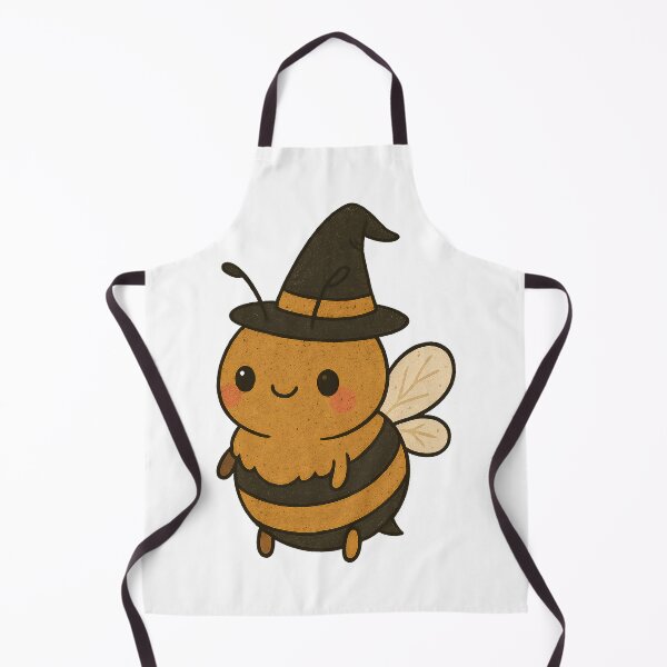 Item preview, Whimsical Baby Bee Witch – Cute Halloween Insect Illustration designed and sold by Zee's Whimsical Wonders.