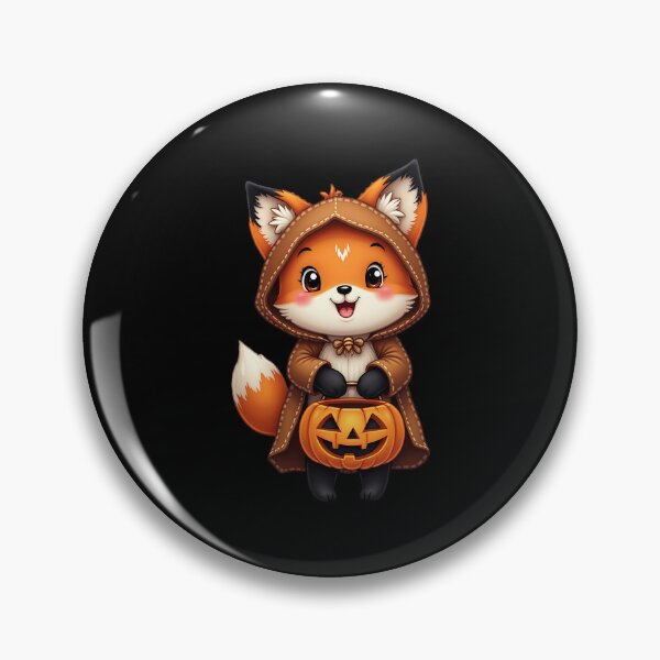 Item preview, Halloween Fox, Spooky Fox, Woodland Animal, Trick or Treat, Cute Fox Art, Kawaii Halloween, Pumpkin Fox, Fox Lover Gift, Autumn Animal Design, Halloween Costume Fox designed and sold by ArtDesignTp.