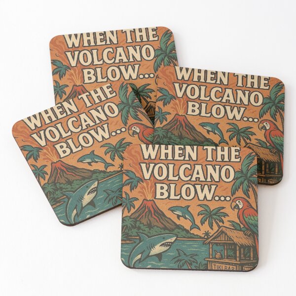 Item preview, MARGARITAVILLE - WHEN THE VOLCANO BLOW... - 9216x9216 designed and sold by darky72.