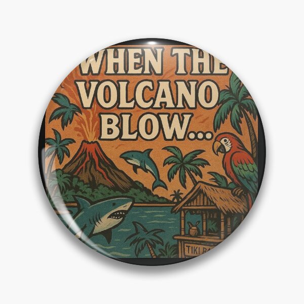 Item preview, MARGARITAVILLE - WHEN THE VOLCANO BLOW... - 9216x9216 designed and sold by darky72.