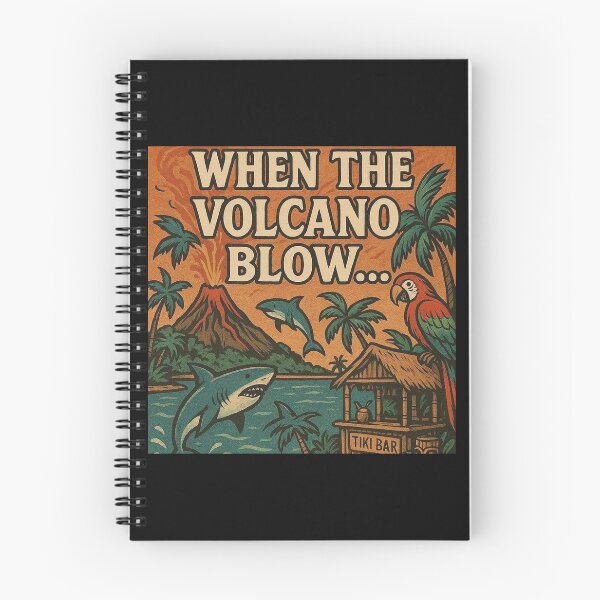 Item preview, MARGARITAVILLE - WHEN THE VOLCANO BLOW... - 9216x9216 designed and sold by darky72.