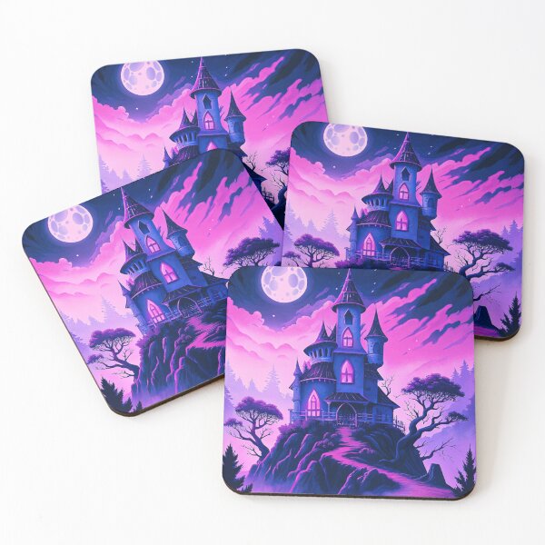 Item preview,  Whimsigoth castle on a cliff designed and sold by IreneCanovi.