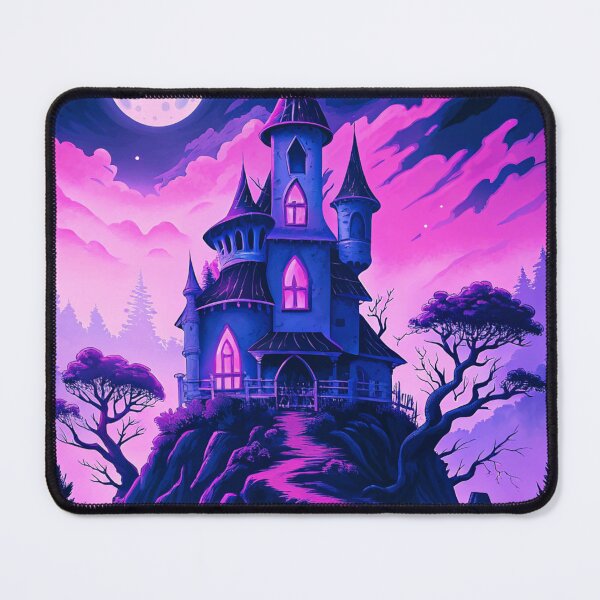 Item preview, Whimsigoth castle on a cliff designed and sold by IreneCanovi.