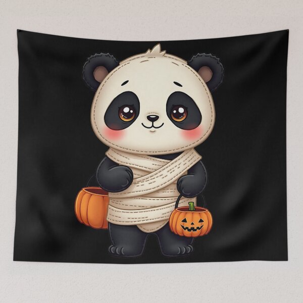 Item preview, Halloween Panda, Mummy Panda, Spooky Panda, Cute Panda Art, Trick or Treat Panda, Kawaii Halloween, Pumpkin Panda, Funny Animal Design, Halloween Costume Panda, Panda Lover Gift designed and sold by ArtDesignTp.